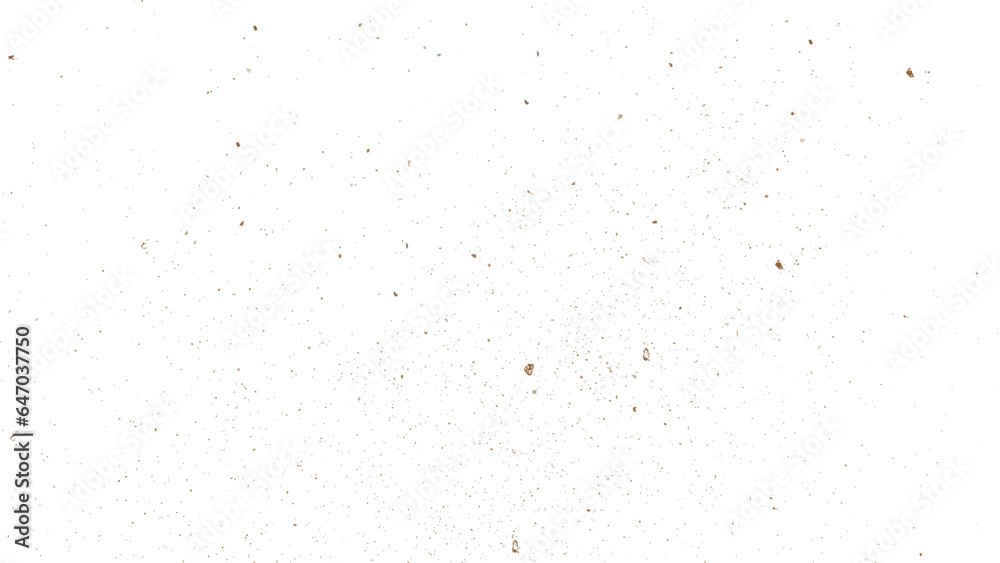 Coffee color grainy dust isolated on transparent background. Vector illustration Coffee color grainy dust isolated on transparent background. Vector illustration