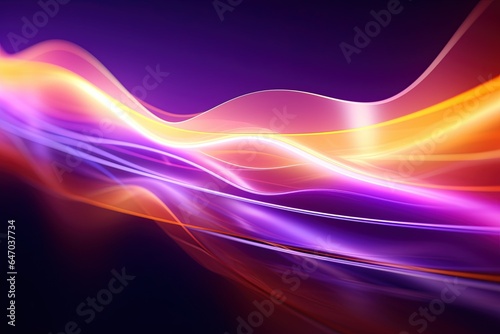 abstract futuristic background with pink blue glowing neon moving high speed wave lines and bokeh lights. Data transfer concept Fantastic wallpaper