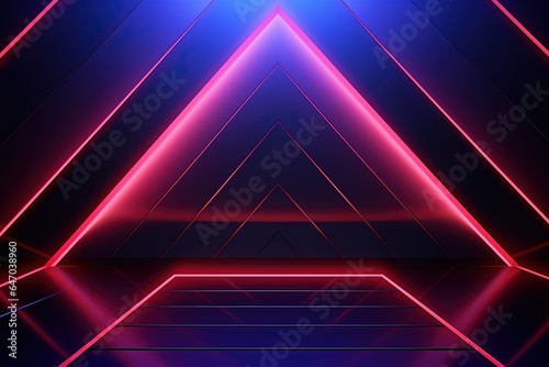 abstract futuristic background with pink blue glowing neon moving high speed wave lines and bokeh lights. Data transfer concept Fantastic wallpaper