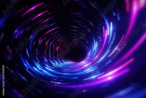 abstract futuristic background with pink blue glowing neon moving high speed wave lines and bokeh lights. Data transfer concept Fantastic wallpaper