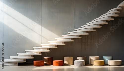 staircase in a building