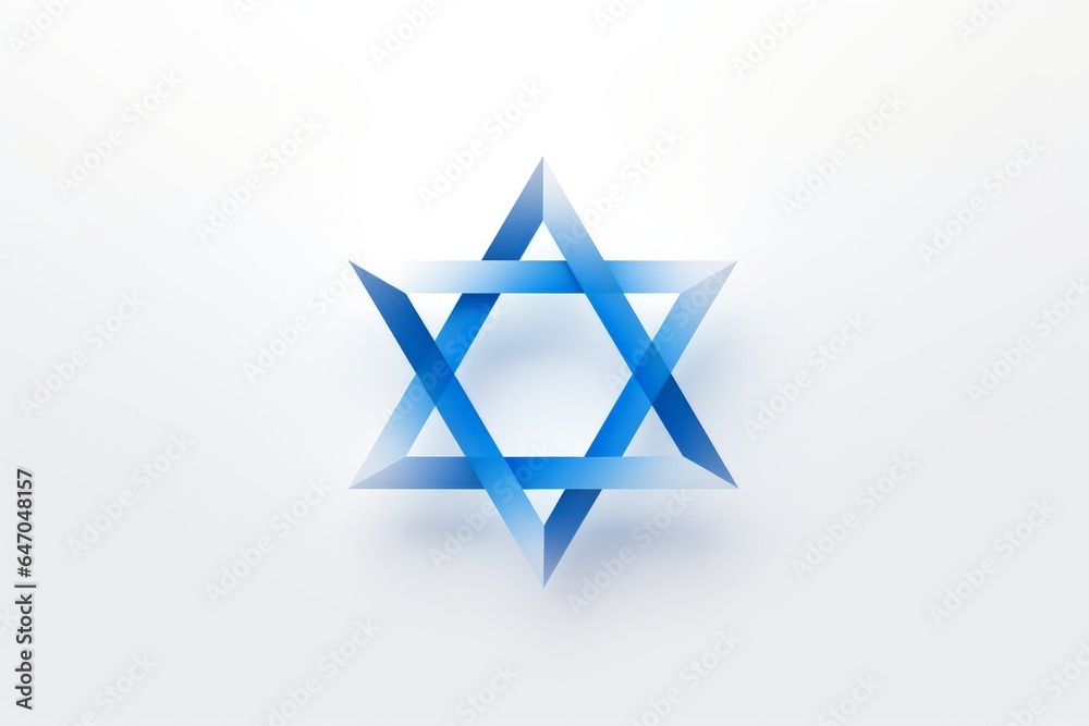 Star of David. Minimalistic style Star of David. Minimalistic style