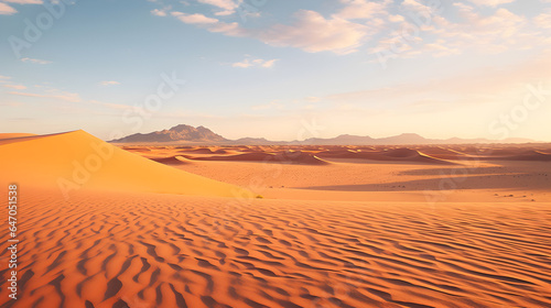 Panoramic view from Sahara desert. © Narut