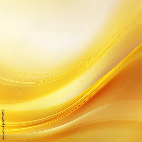 Yellow wavy abstract background for design