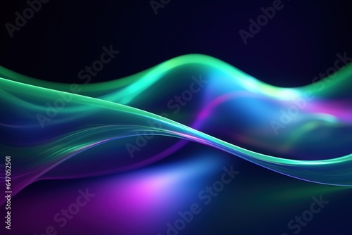 abstract futuristic background with pink blue glowing neon moving high speed wave lines and bokeh lights. Data transfer concept Fantastic wallpaper