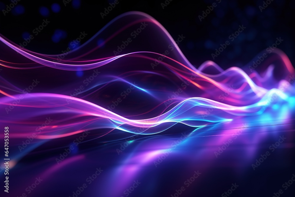 abstract futuristic background with pink blue glowing neon moving high speed wave lines and bokeh lights. Data transfer concept Fantastic wallpaper abstract futuristic background with pink blue glowing neon moving high speed wave lines and bokeh lights. Data transfer concept Fantastic wallpaper