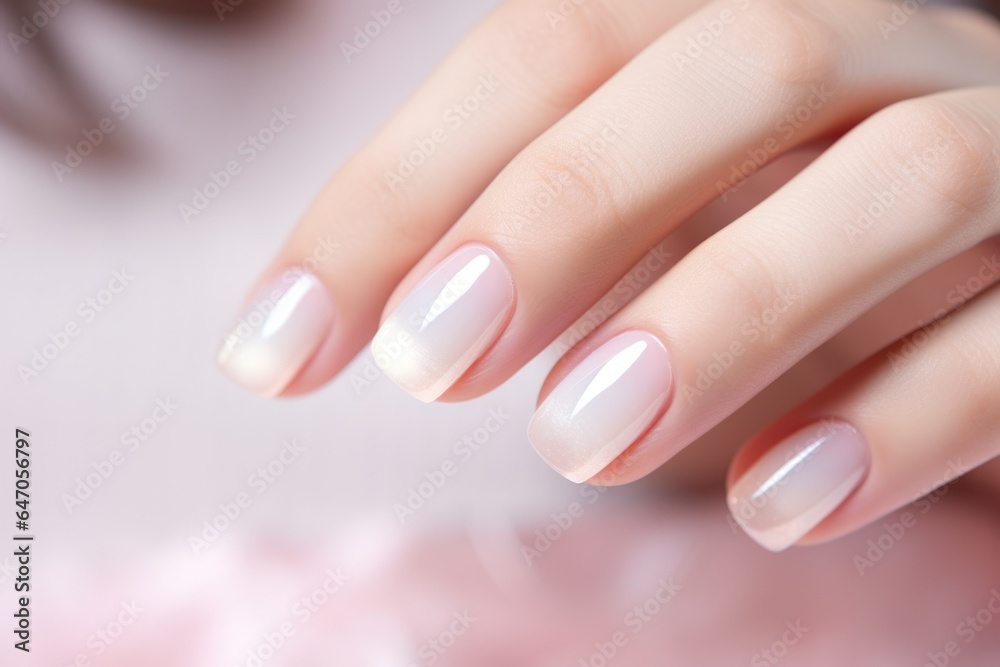 French manicure background French manicure background