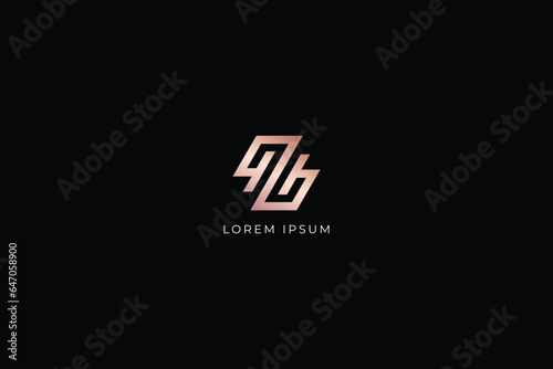 zh letter abstract style business firm line style design creative golden wordmark design typography illustration, zh wordmark, hz logo photo