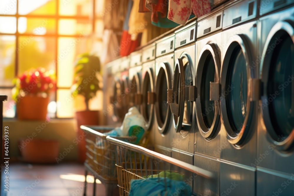 Laundry concept background