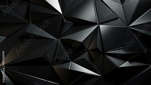 Foto 黒色の幾何学的な背景