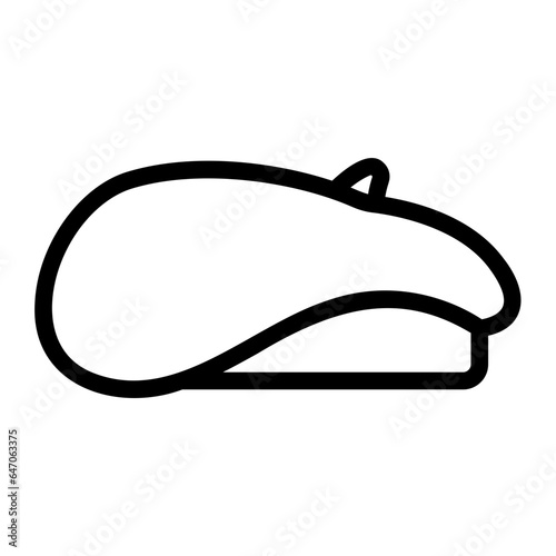 baret outline icon
