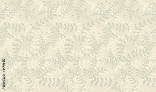 Vector Seamless Floral Pattern Illustration. Horizontally And Vertically Repeatable.