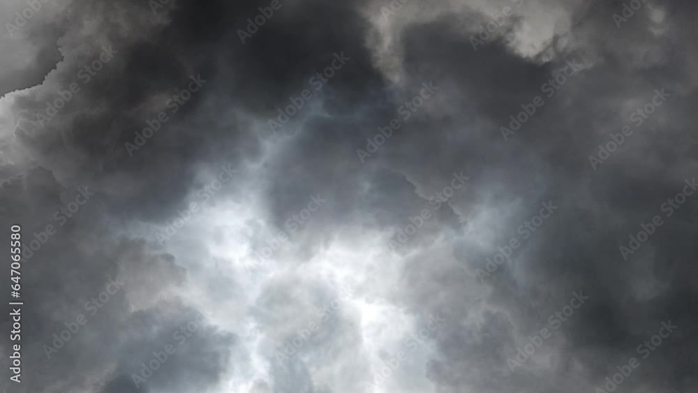 Lightning thunderstorm flash in the dark sky. Lightning thunderstorm flash in the dark sky.