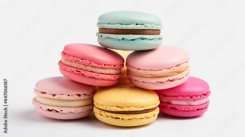 Macaroon isolated on white background Macaroon isolated on white background