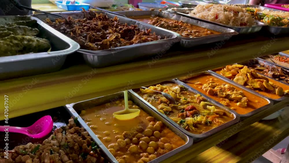 Indonesian street food Warteg or 