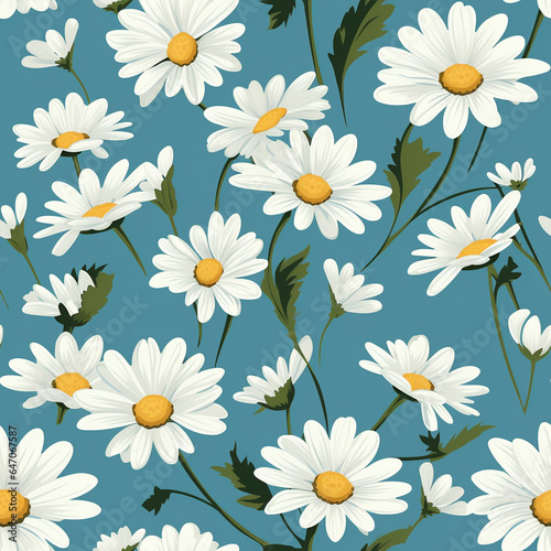 Daisy Whispers Floral Pattern Magic