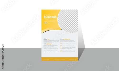 creative and new design for flyer design.