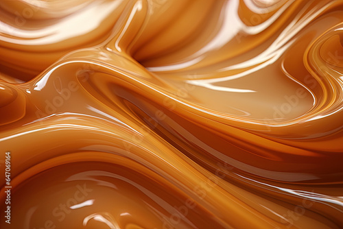 Liquid caramel background