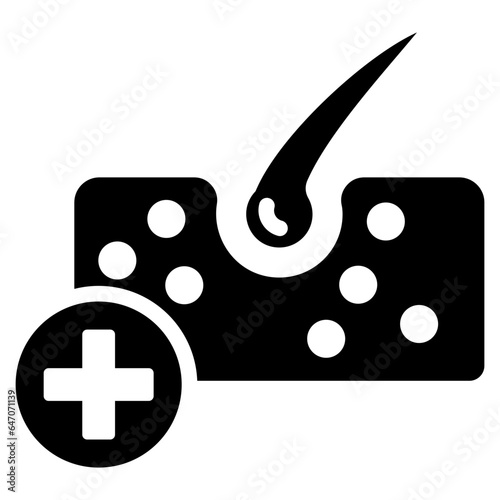 Dermatology Glyph Icon
