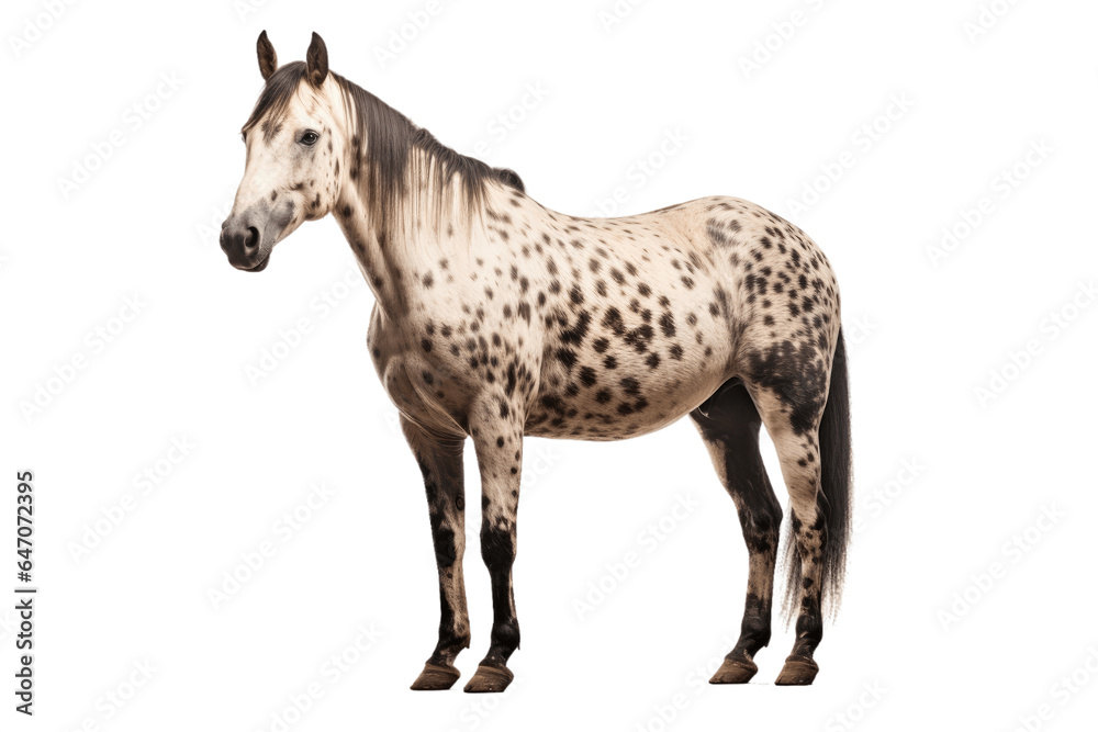 Appaloosa horse isolated on transparent background. Appaloosa horse isolated on transparent background.