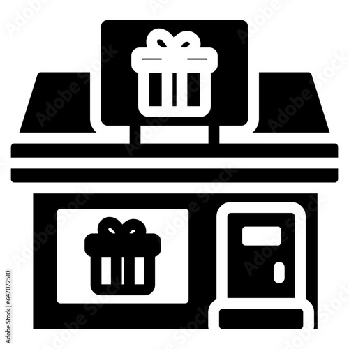 Gift Shops Glyph Icon