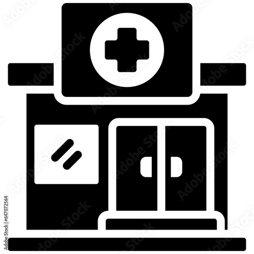 Drug Stores Glyph Icon