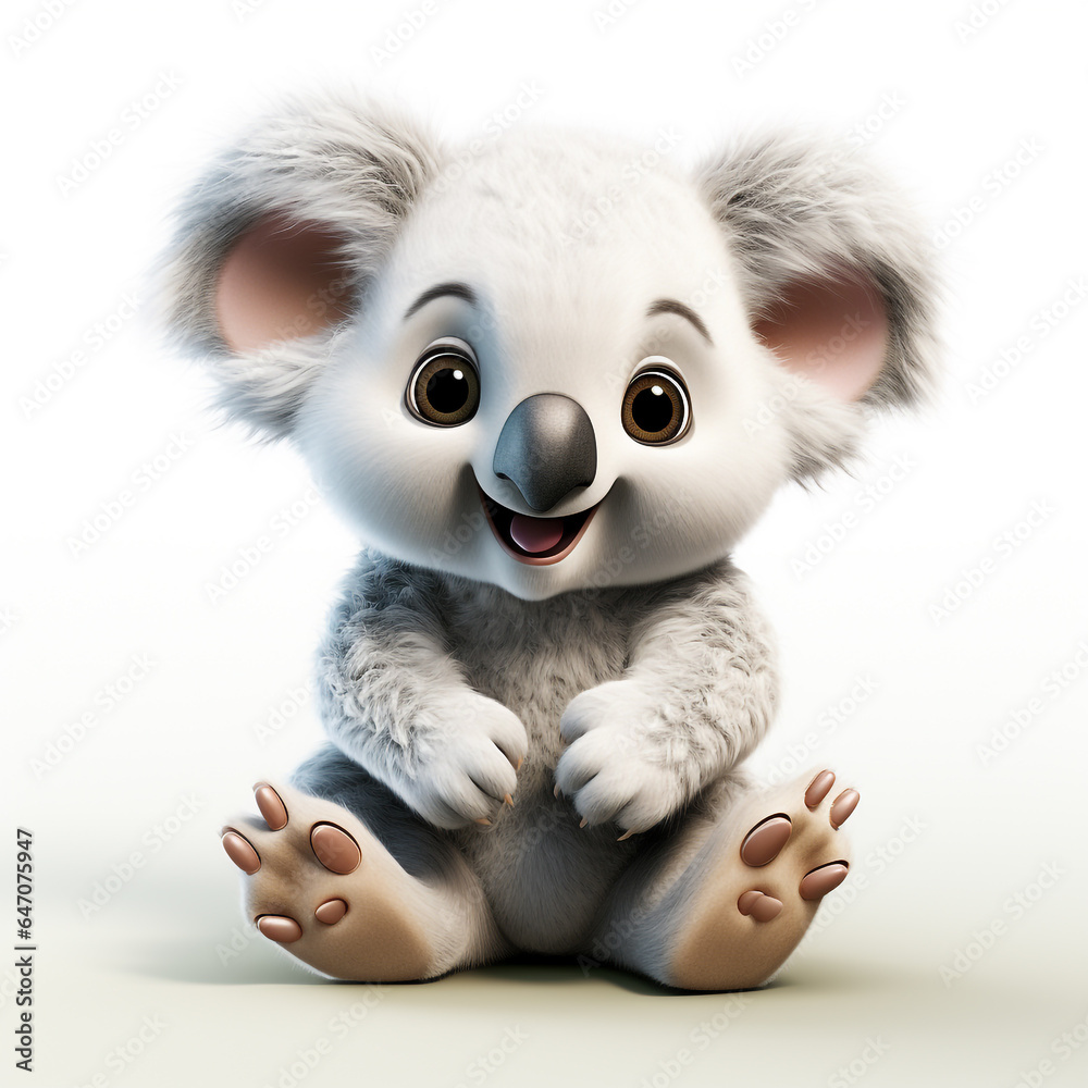 3d cartoon cute koala 3d cartoon cute koala
