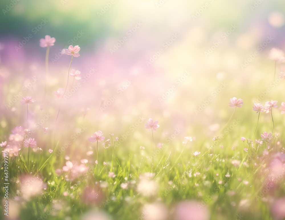 Nature background, flowers in the garden.AI Nature background, flowers in the garden.AI