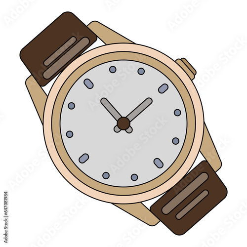 illustration of a wristwatch