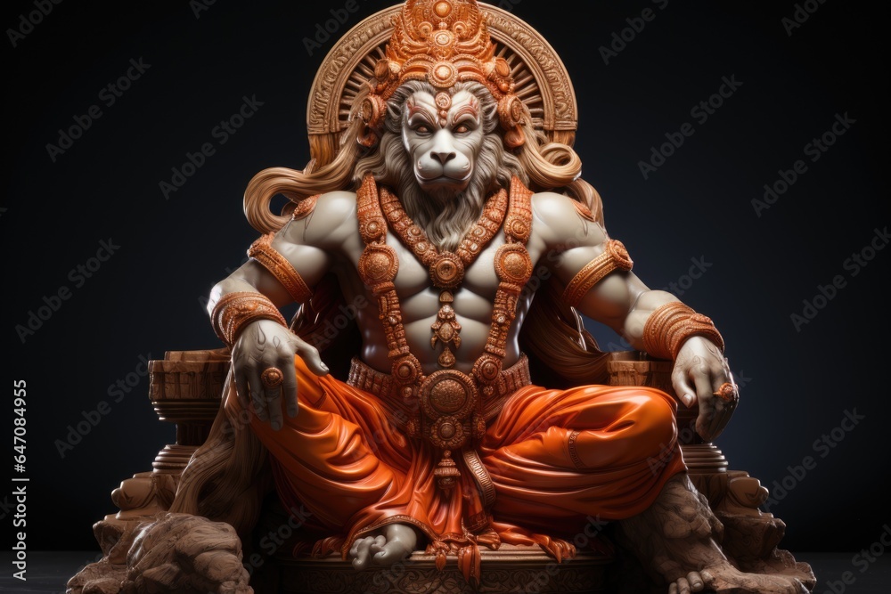 Fototapeta premium Picture of Hindu Lord Hanuman