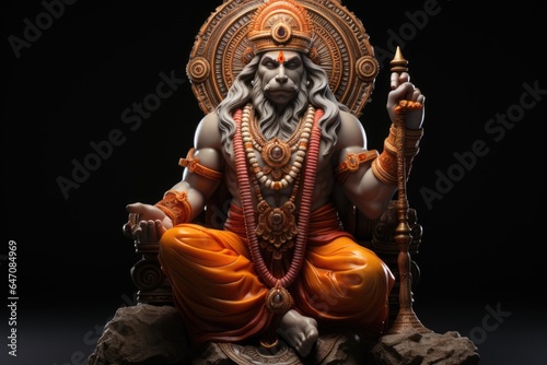 Lord Hanuman is a hindu god and companion of Lord Rama