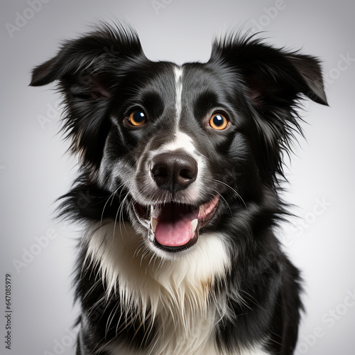 cute border collie dog