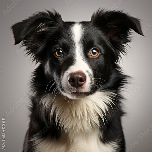 cute border collie dog © avivmuzi