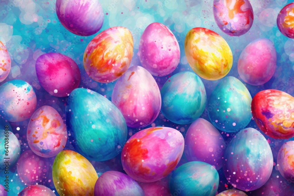 Easter eggs background Easter eggs background