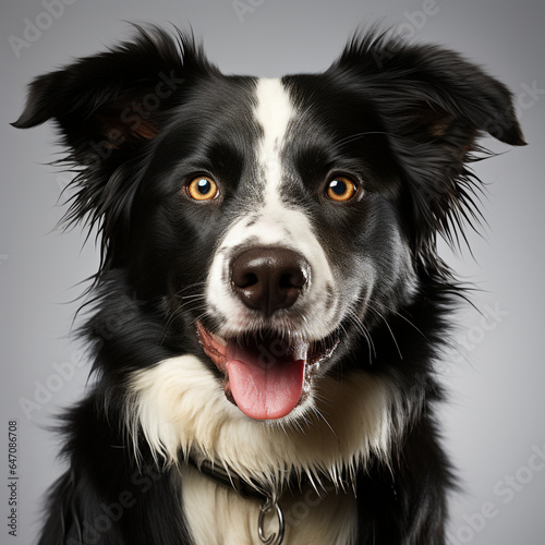 cute border collie dog