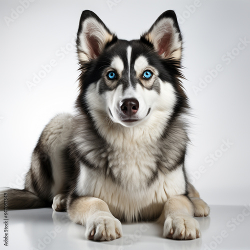 Cute Siberian Husky Dog