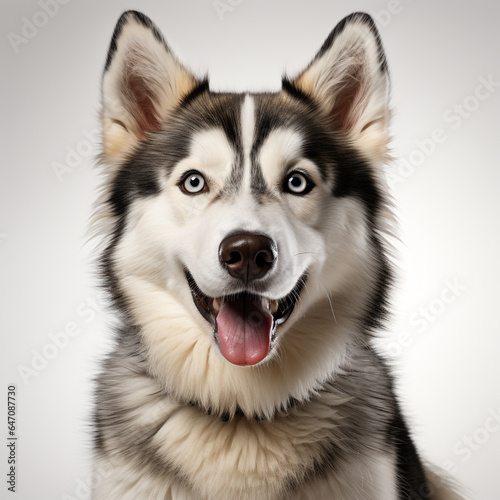 Cute Siberian Husky Dog