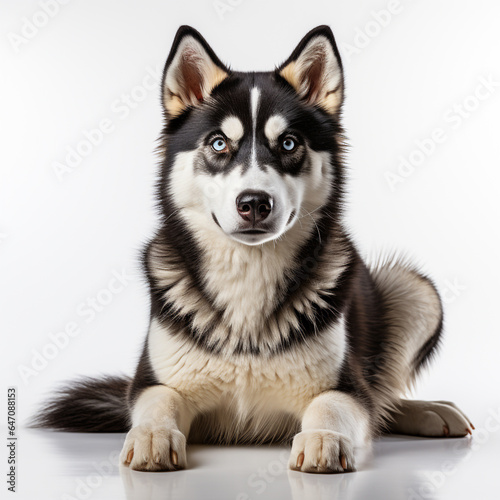 Cute Siberian Husky Dog