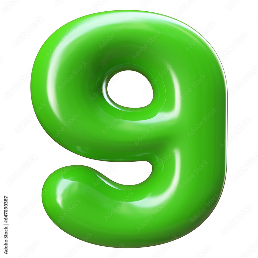 Bubble Green Number 9 Bubble Green Number 9