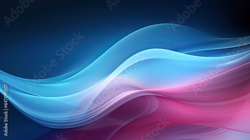 Abstract Background blue and pink color with Gaussian blur smooth and waves. concepts.