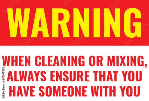 warning sign