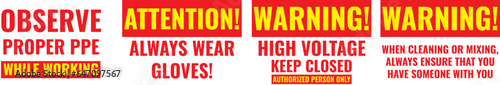 warning