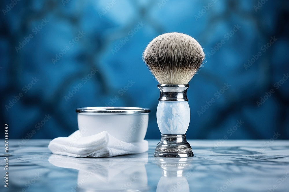 Classic shaving brush - Generative AI Classic shaving brush - Generative AI
