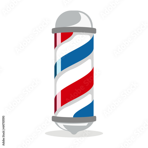 barber pole icon design vector template