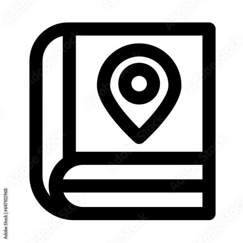 Free Download maps of navigation and schedule outline icon - GFXLoad
