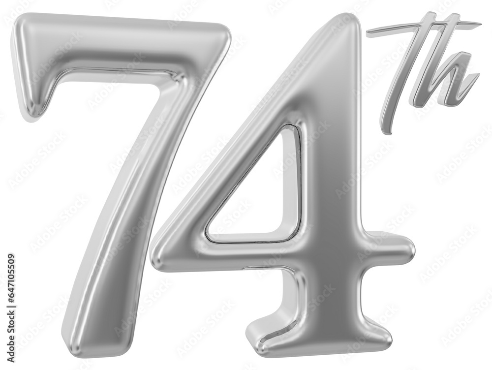 74 th anniversary - silver number anniversary 74 th anniversary - silver number anniversary