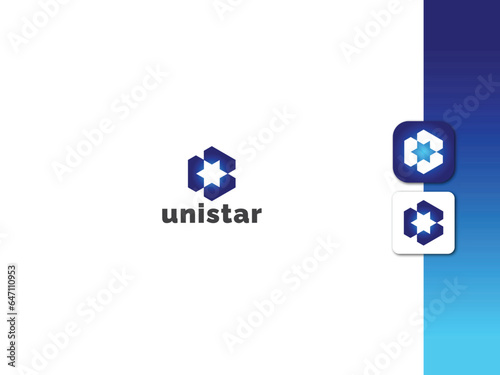 star logo design template photo