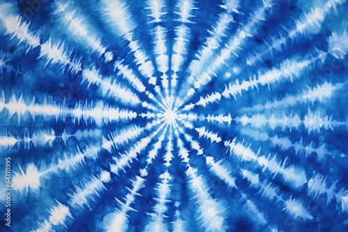 Abstract tie dye blue background