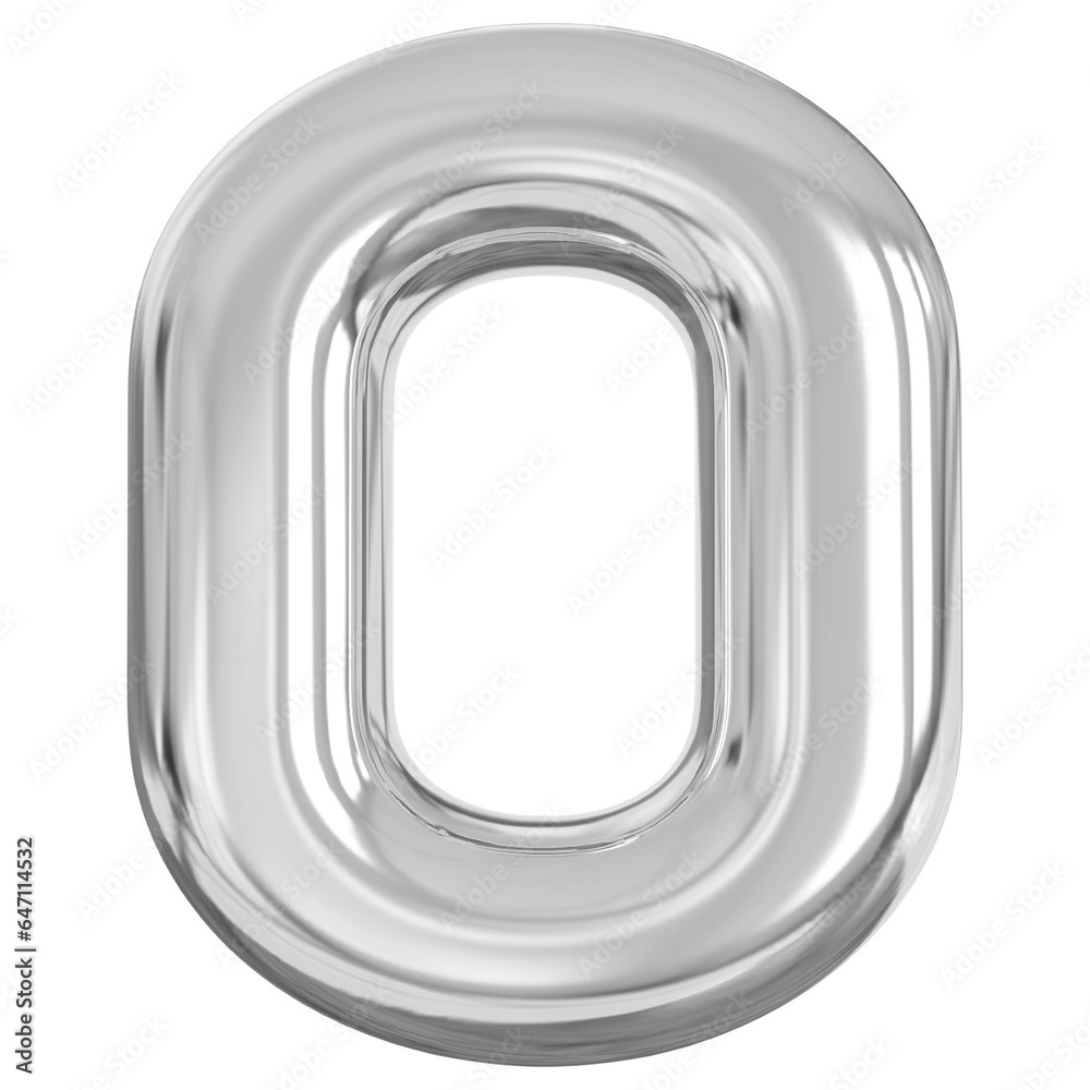 3d number 10 - silver number 3d number 10 - silver number