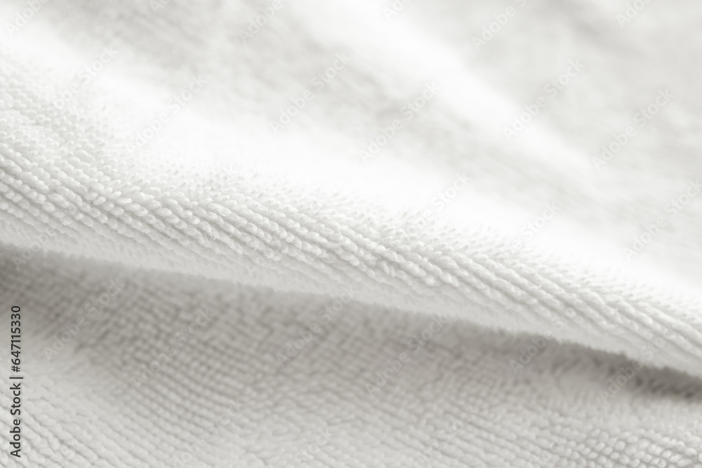 white cotton fabric towel texture abstract background